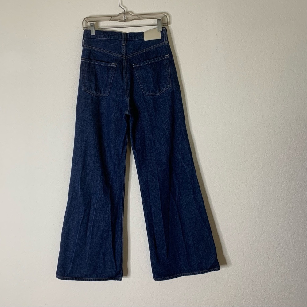 Citizens Of Humanity Womens Blue Beverly Slouch Boot Button Fly Jeans 23 - Picture 6 of 12